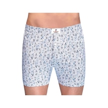 Seher Yıldızı Erkek Desenli Pamuklu Boxer Don 6 Lı Paket