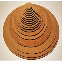 30 Cm Ahşap Mdf Supla Tabanı 10 Adetlik Paket