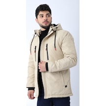 Stil Kombin Çift Göğüs Fermuarlı Su Geçirmez Şişme Mont Pldp 2941 (550815748)