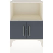 Arges Komodin 2 Raflı 2 Kapaklı 60x30x80 Aytaşı-antrasit Aytası