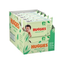 Huggies Natural Care Yenidoğan Islak Bebek Havlusu 10x56 Yaprak Islak Mendil