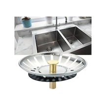 Roichil Paslanmaz Çelik Mutfak Evye Lavabo Süzgeci Lavabo Gideri Atık Gıda Tıpası Diğer