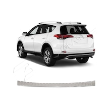 Toyota Rav4 Uyumlu 2018 Ve Üzeri Krom Arka Tampon Üstü Koruma Paslanmaz Çelik