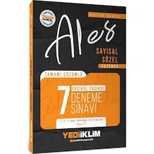 Yediiklim 2026 Master Serisi Ales Sayısal Sözel Yetenek Tamamı Çözümlü Fasikül 7 Deneme