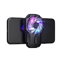 Kablosuz 700mah Şarjlı 6000rpm 3 Hız Kademeli Dönüş Telefon Soğutucu Fan Soğutma Fanı Radyatör Soğutucu
