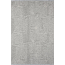 Seyran Halı Loopy 623 Gri %50 Polyester - Polipropilen Yolluk