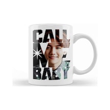 Exo Baekhyun Call Me Baby Typography Kupa Bardak Porselen Karışık