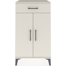 Hyperion Komodin 2 Raflı Tek Çekmeceli 2 Kapaklı 60x44x106 Aytaşı-aytaşı Aytası