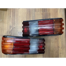 Mercedes W126 Sağ Sol Stop Lambası Kasalı Çift