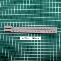 Fochsia Gri Sku Ptfe Boru Kesme Aleti Çift Ölçekli Metrik İnç Dayanıklı Plastik Gri