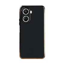Huawei Nova 10 Se İçin Kılıf Olive Plated Siyah Nova 10 Se İle Uyumlu Kılıf - Siyah