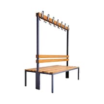 Ayakkabılıksız 4 Ayaklı Çift Taraflı Bank, 14 Kanca, 150x85x170 Cm, Spor Bankı