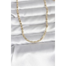 Cm 14k Gold Renk Çizgi Lazer Model 60 Cm Kadın Kolye - Tj-bko10982 Çok renkli 80057324