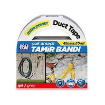 Tape Kanal Tamir Bandi, 10 Metre Uzunluk X 48 Mm Kalinlik, Gri