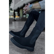 Ch223 Srt Alaska Süet Erkek Bot Sıyah Çok Renkli