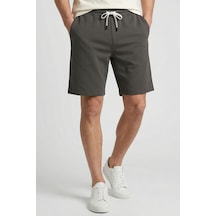 Tommy Life Haki Standart Fit Basic Arka Cepli Erkek Şort - 88314