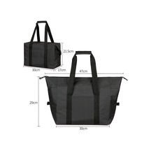 Taşınabilir Yalıtımlı Soğutucu Çanta Çok İşlevli Büyük Kapasiteli Öğle Yemeği Çantası Seyahat Kamp Piknik Siyah Çok Renkli Taşınabilir Yalıtımlı Soğutucu Çanta Çok İşlevli Büyük Kapasiteli Öğle Yemeği Çantası Seyahat Kamp Piknik Siyah Çok Renkli
