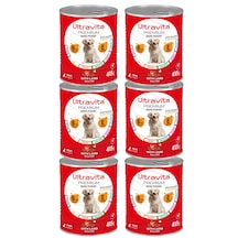 Ultravita Premium Yüksek Proteinli Kuzu Etli Konserve Köpek Maması 6 x 415 G