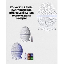 Bluetooth Hoparlör Özellikli 7 Renkli Gece Aydınlatması Yeni Nesil Beyaz