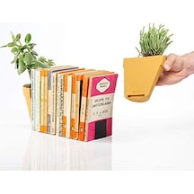 Suck Uk Çiçek Saksısı-kitap Sehpası, Plastik, Kahverengi, 12 X 12 X 15,5 Cm