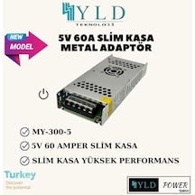 5V 60 AMPER METAL KASA ADAPTÖR (KAYAN YAZI)