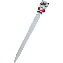 Panda Versatil Kalem 0.7mm Uçlu Kalem 1 Adet Sevimli Gözlüklü Sevimli Panda Mekanik Uçlu Kurşun Kalem 001