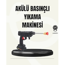 48v Şarjlı Basınçlı Yıkama Makinesi Kablosuz Su Tabancası Lisinya