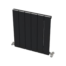 Alüminyum Radyatör 600 X 535 6 Dilim Siyah Ral9005