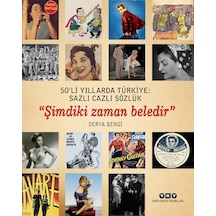 50’li Yıllarda Türkiye Sazlı Cazlı Sözlük karton Kapak
