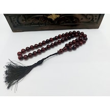 Osmanlı Benzetme İst.kesim Sıkma Kehribar Tesbih Ölçü 10.5x11.5