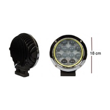 Offroad Sis Lambası 12 Ledli 60w-12-24v Nikel Angel Takım / Lass2