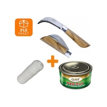 Bayram Aşı Bıçağı 22 Cm No:3 + Aşı Macunu + Aşı Bandı 3'Lü Paket N11.76