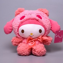 Kawaii Sanrio Sakura My Melody Cinnamoroll Peluş Oyuncak 25 Cm Doğum Günü