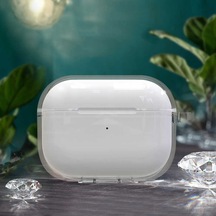 Apple Uyumlu AirPods Pro 2 Kılıf Şeffaf Sert Kristal Kılıf Sert Pc Şeffaf Kılıf 14 001