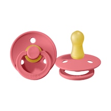 Bibs Kauçuk Emzik - Coral Coral Çok Renkli