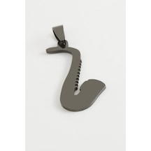 Nrzsnt Oval Çelik Kolye Ucu 3,5 Cm-siyah Çok renkli