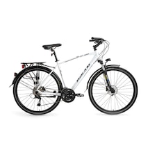 Bisan Trx 8500 City Şehir Bisikleti 54cm Hd 28"mat Beyaz Lacivert Beyaz - Lacivert