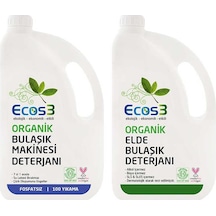 Ecos3 Organik Bulaşık Yıkama Seti (2 X 2,5 Lt)