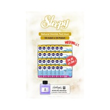 Sleepy Bio Natural Günlük Ped Natural Uzun 24 x 64'lü + Rosie Purple Violet Oda Kokusu