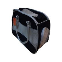 La Vista Uçak Kabin Boy Style Flybag Kedi, Küçük Köpek Taşıma Çantası Siyah 30-20-40cm