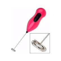 Pilli Mini Mixer Süt Ve Kahve Köpürtücü Portatif Cappuccino Mikseri Plastik Diğer