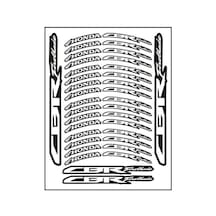 Beyaz Baskı Honda Cbr Uyumlu 1 Set Jant Şeridi