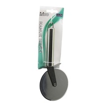 İbico İ22-078 Büyük Pizza & Hamur Kesici Rulet, Çap: 8.8cm, Krom Saplı 10cm, Metal- 12'li Paket Diğer