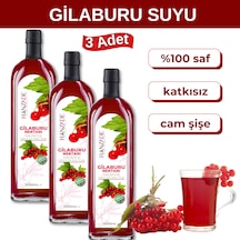 Hanzade Bitkisel Gilaburu Suyu Nektarı Şekersiz 3 x 1 L