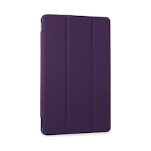 Newface - 492 - Samsung Galaxy X610 Tab S9 Fe Plus 12.4 Kılıf Tablet Smart Kılıf - Metemıx - - Mor