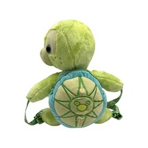 Suntek Doldurulmuş Hayvan Sırt Çantası Omuz Seyahat Okul Sevimli Yeşil