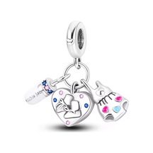 Fubena Elbise , Kalp Ve Biberon Sallantılı Charm