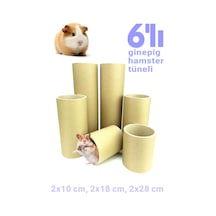 Vixpet Ginepig Hamster Kemirgen Kobay Tüneli 6'lı