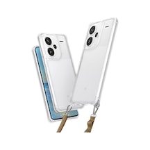 Newface Xiaomi Redmi Note 13 Pro Plus Kılıf Penta Silikon Kılıf - Şeffaf