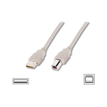 Digitus AK-300102-030-E Usb2.0 Bej Yazıcı (3m)